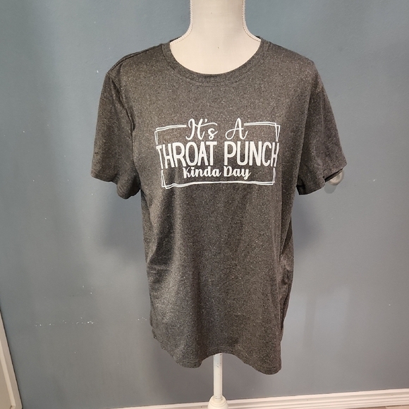 Amazon Essentials Tops - Amazon Essentials Novelty"It's a Throat Punch Kind Of Day" Flowy Lightweight Top